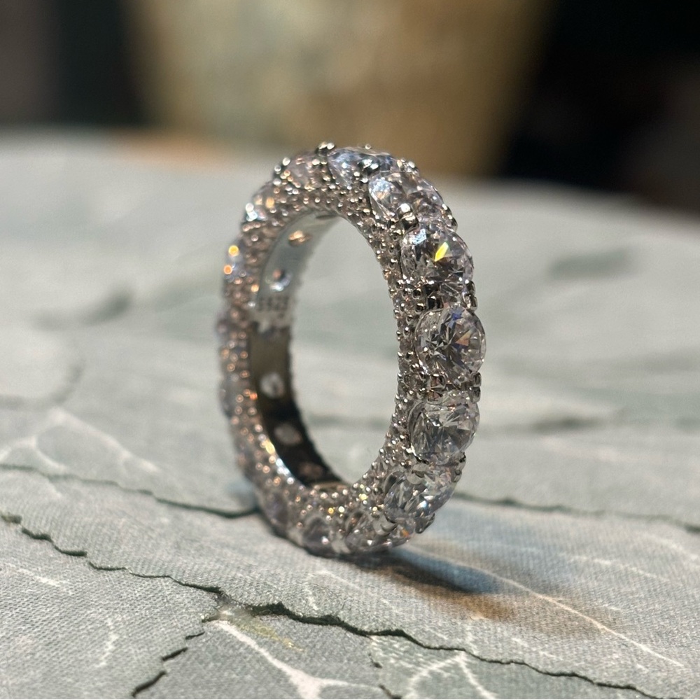 Italian beautiful sterling silver ring 925